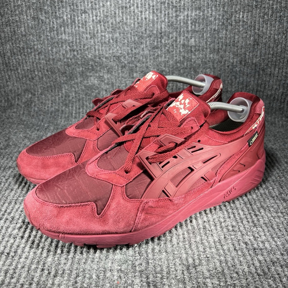 ASICS Gel Kayano Trainer Men's Size 12 Crimson Burgundy Red‎ Walking Shoes H5N4L